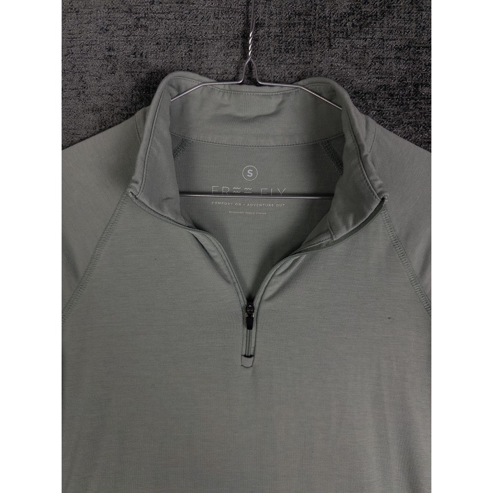 Free Fly Pullover Womens S Gray Q Zip Performance Bamboo Activewear